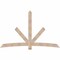 Ekena Millwork Alberta Smooth Timber Gable Bracket, Douglas Fir, 96"W x 60"H x 1 1/2"D x 5 1/2"F, 15/12 Pitch GBW096X60X0206ALB00SDF - alternate 1
